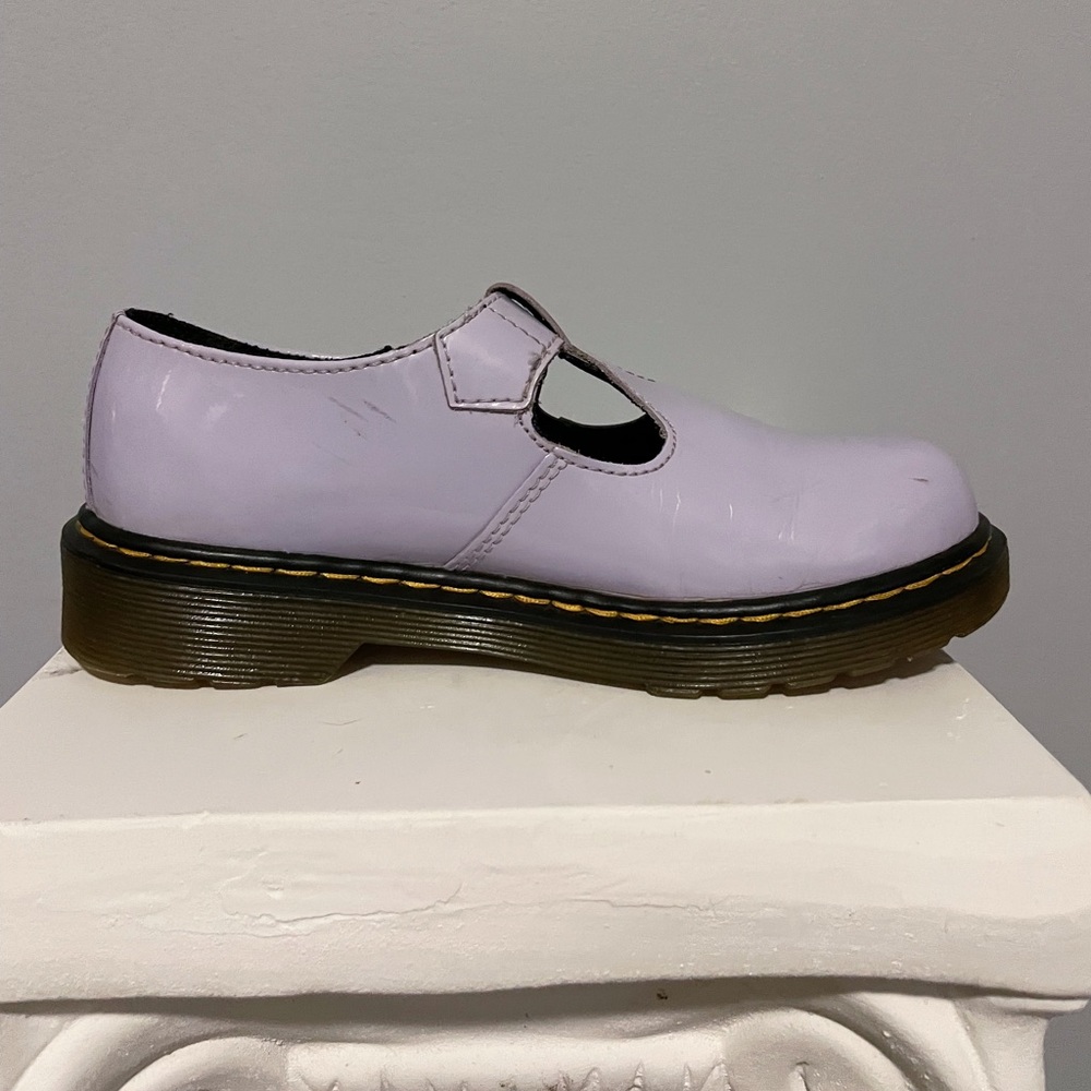 Kids Doc Martens Purple Mary Jane - Picture 4 of 6